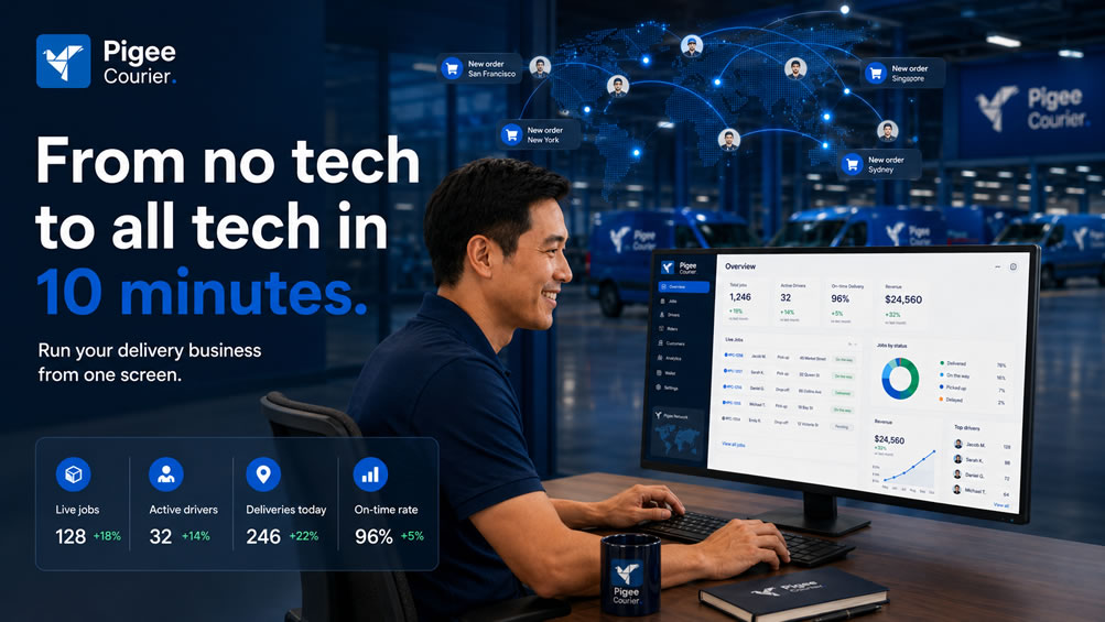Run your delivery business from one screen